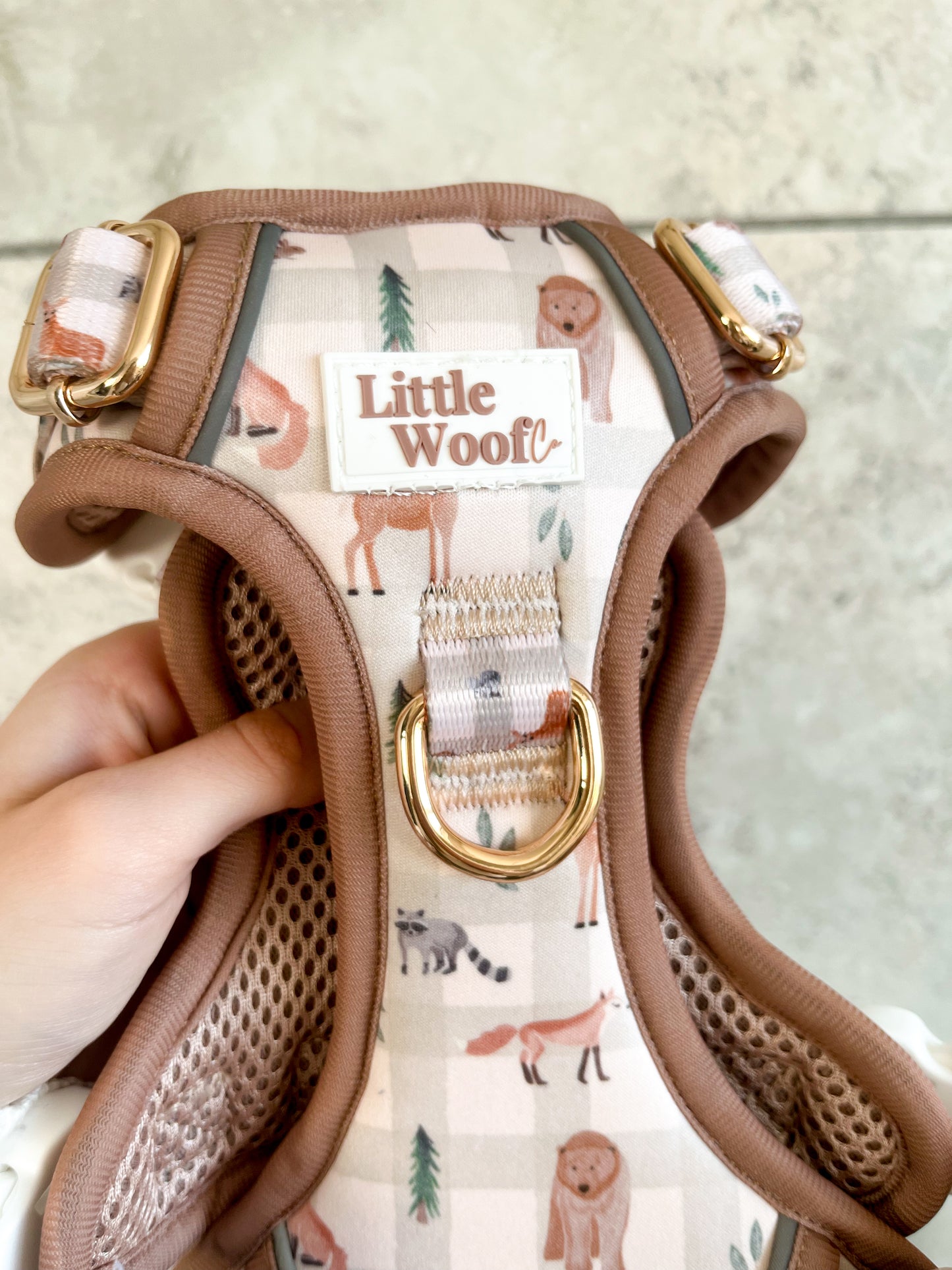 SECONDS - Woodland Walkies 3 click edition harness