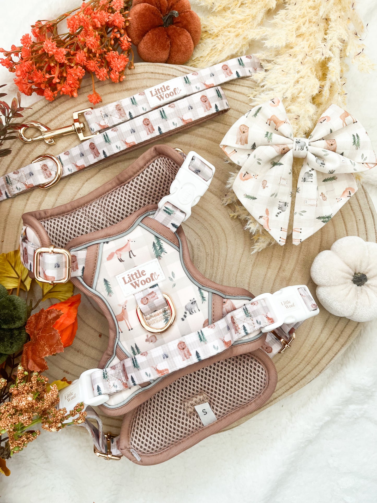 Woodland walkies - 3 click dog harness