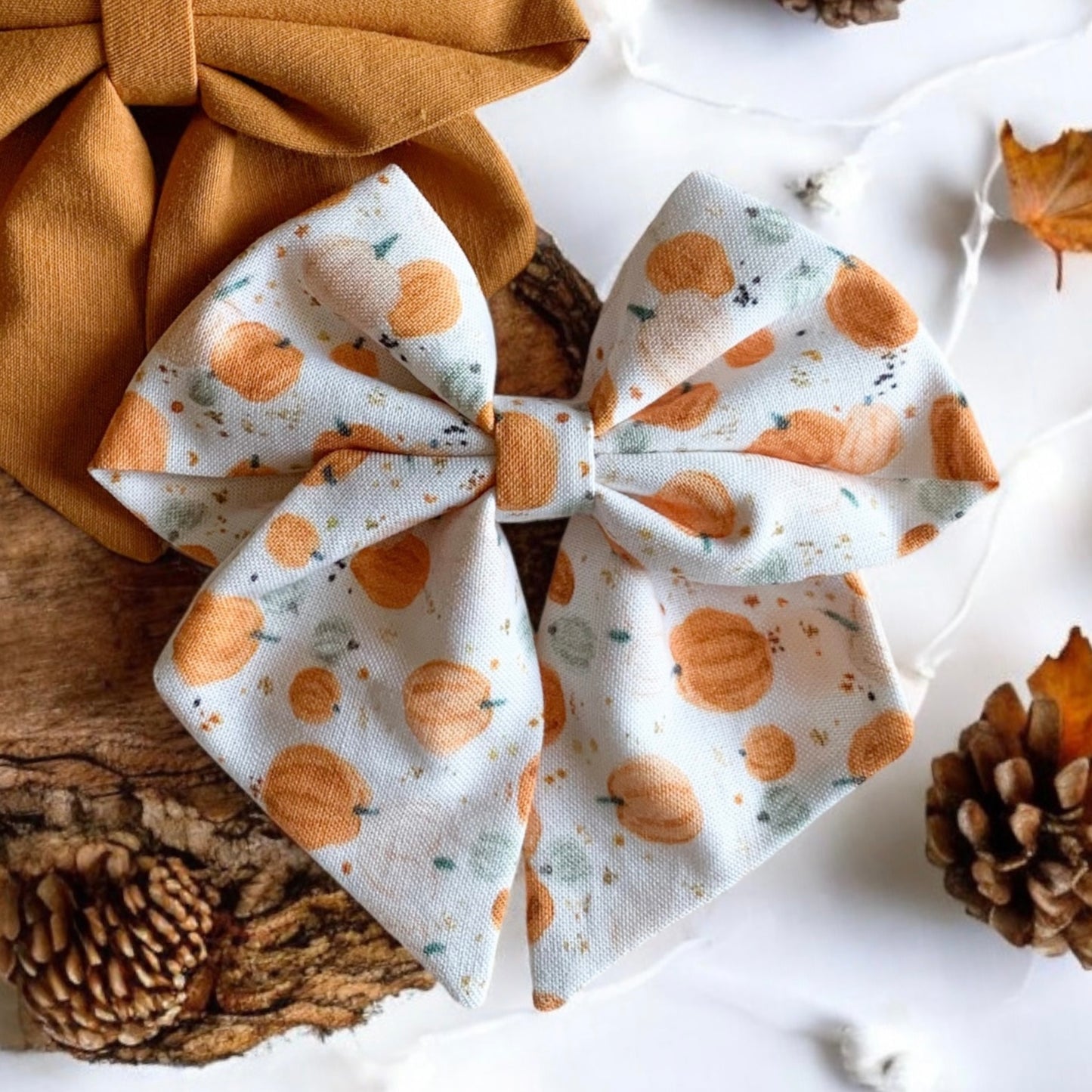 Fall harvest sailor bow