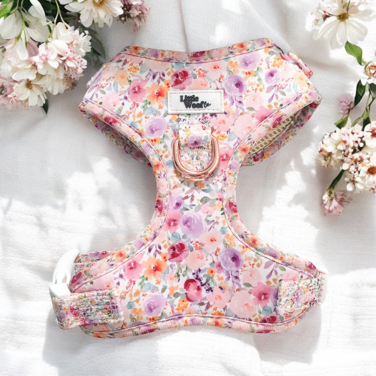 Pastel Bloom - adjustable harness
