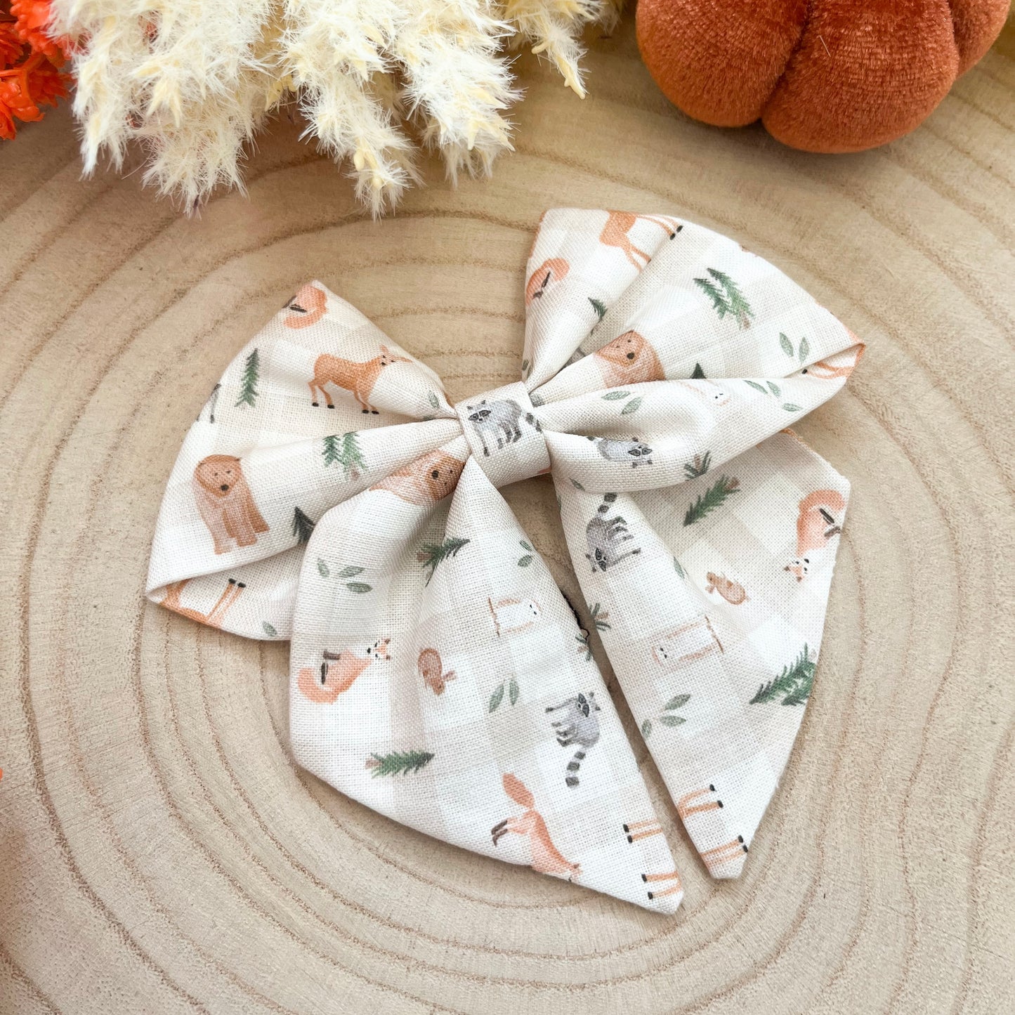 Woodland walkies sailor bow