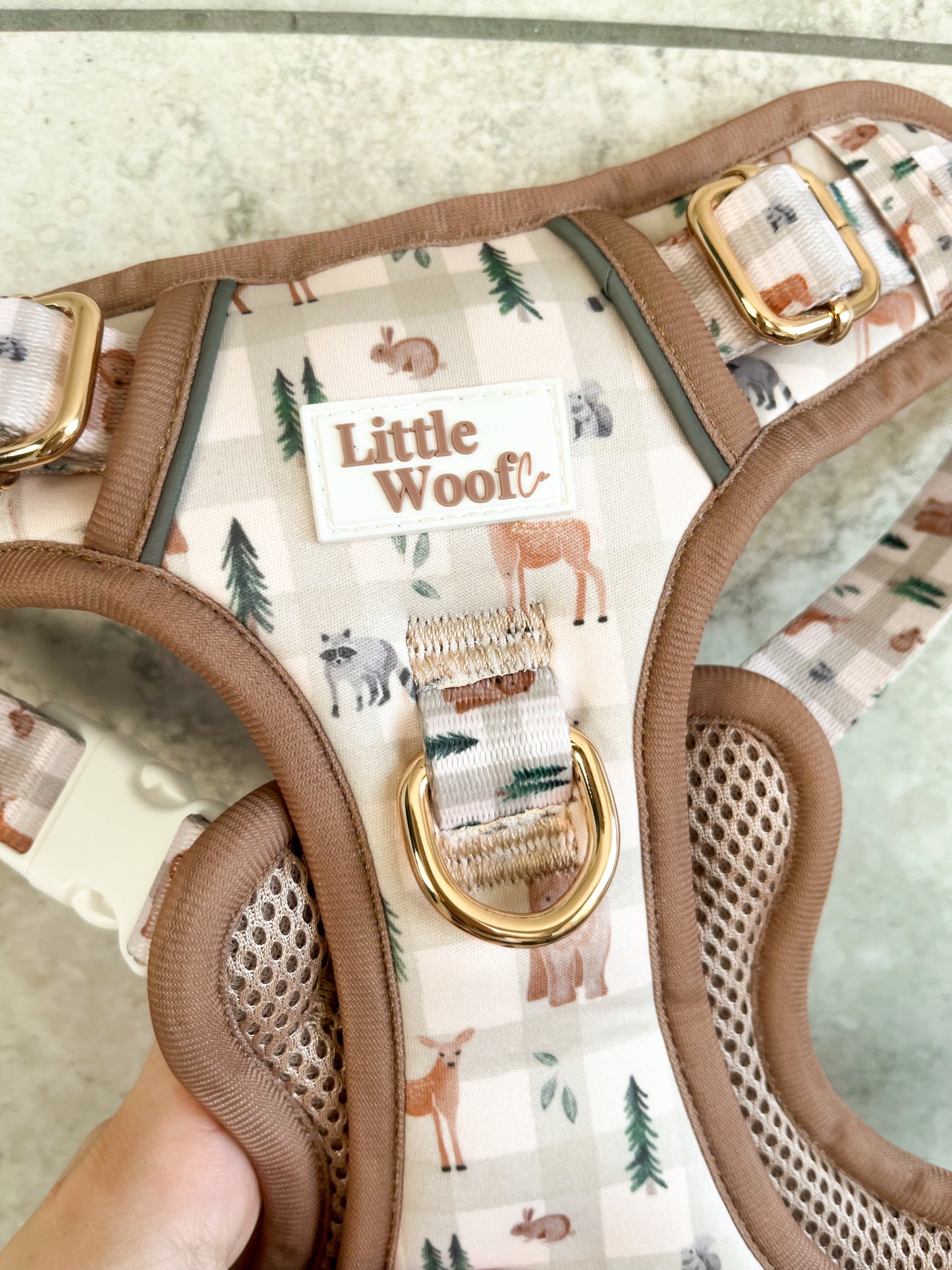 SECONDS - Woodland Walkies 3 click edition harness