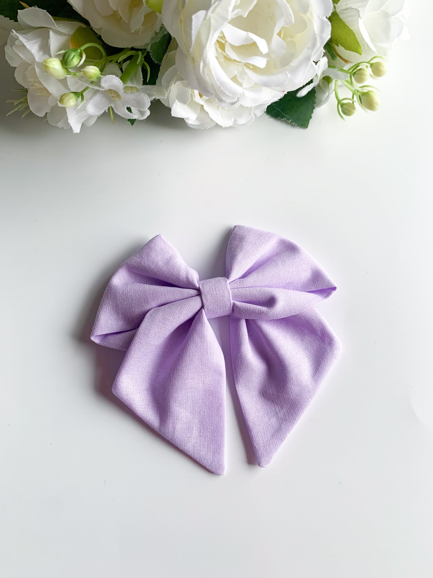 Lila sailor bow