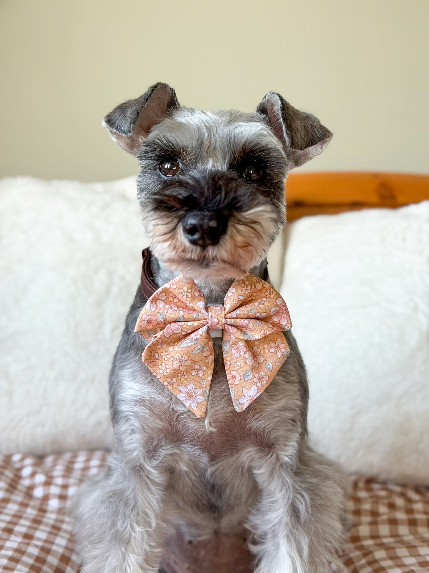 Rustic Rose sailor bow