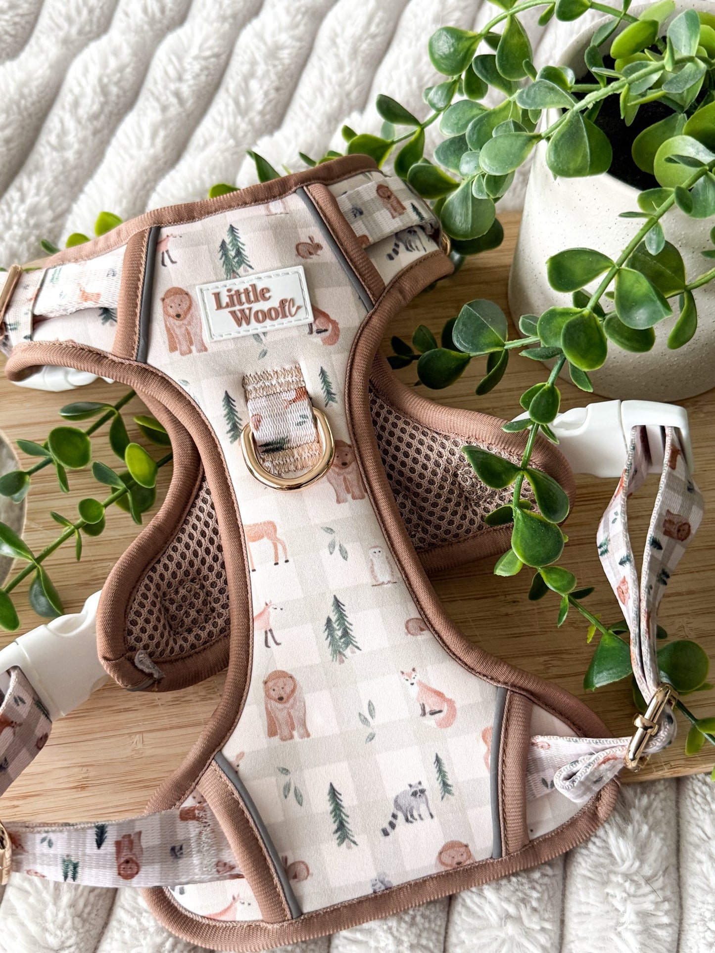 Woodland walkies - 3 click dog harness