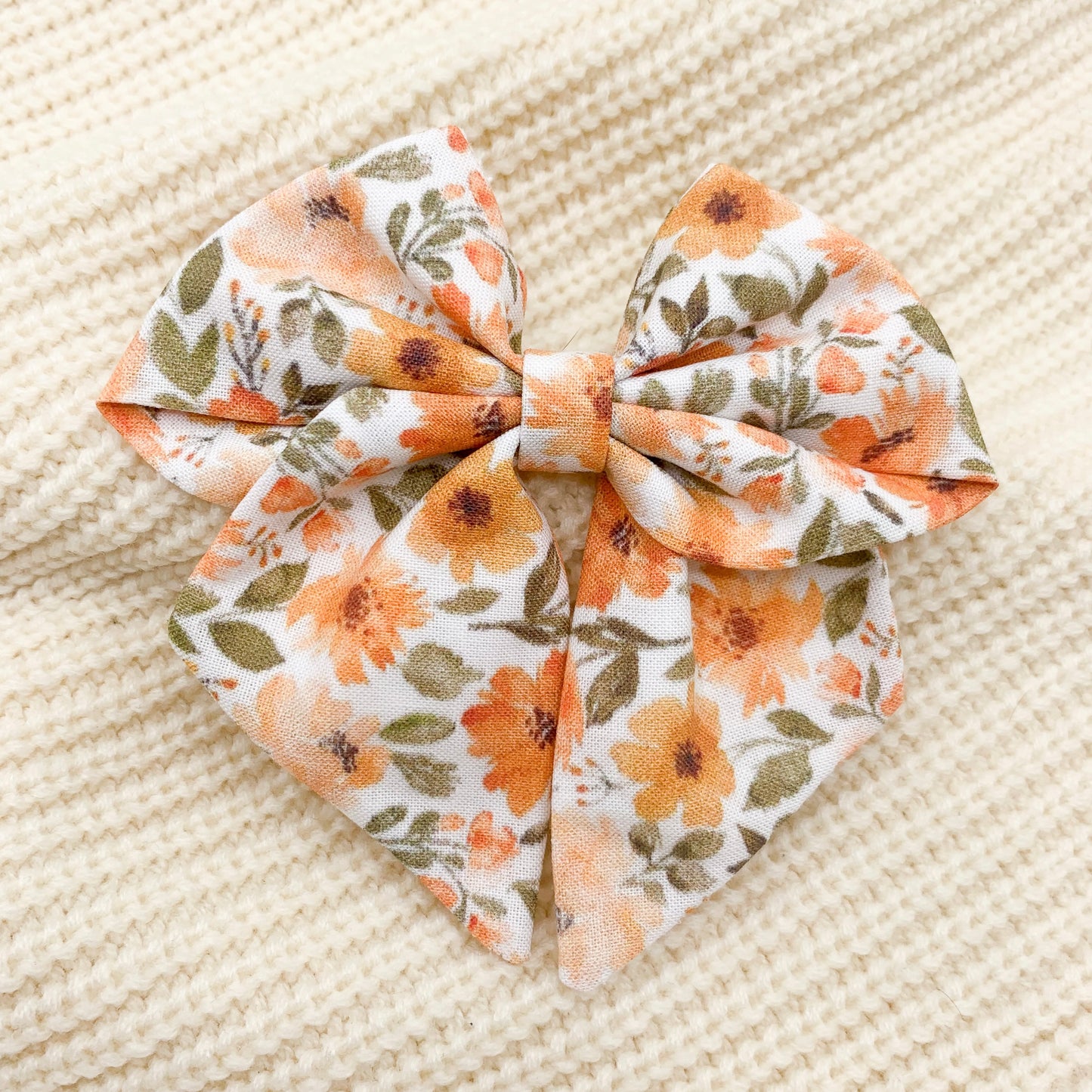 Fall Florals Sailor bow