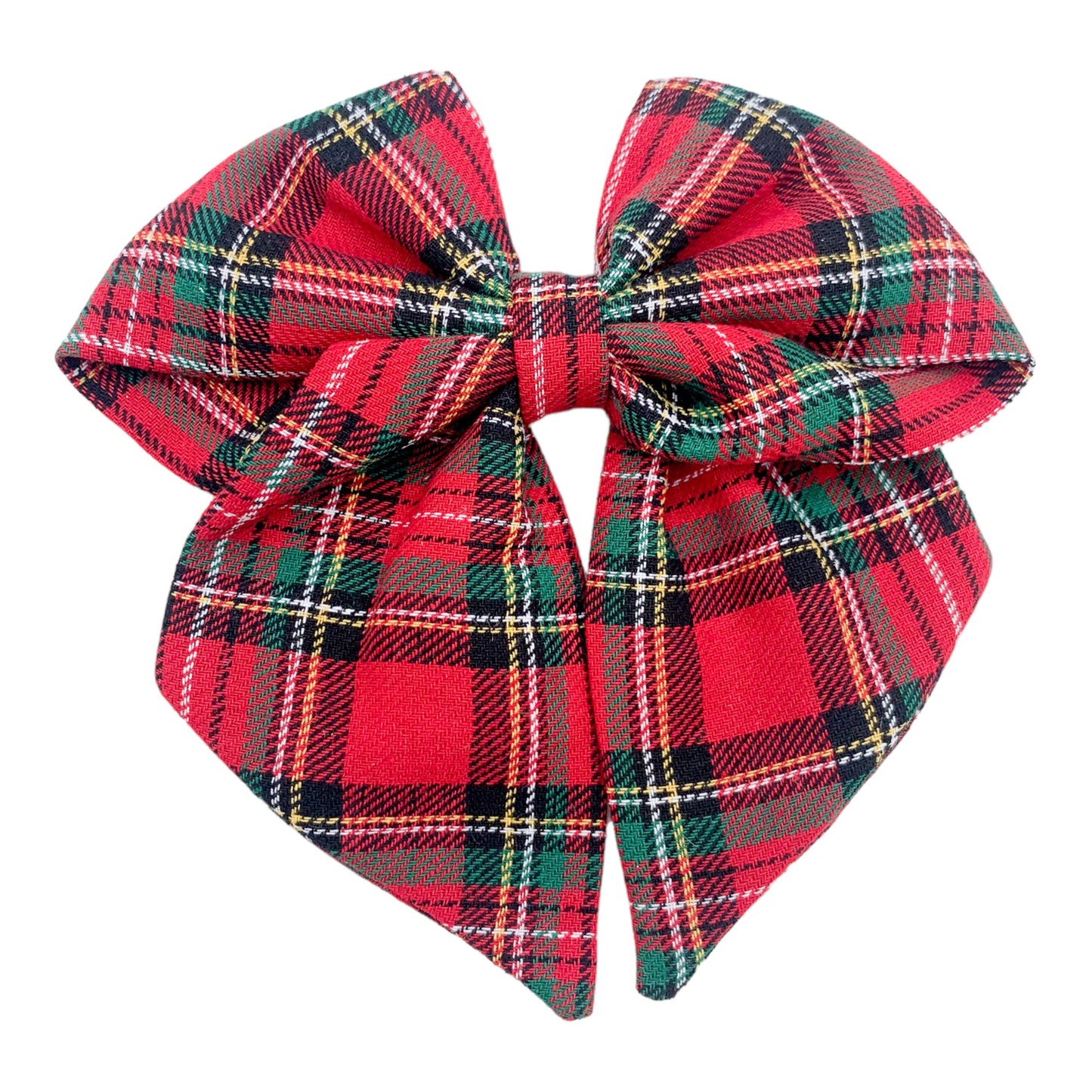 Red tartan Sailor bow