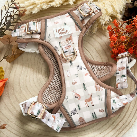 Woodland walkies - 3 click dog harness