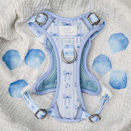 Bows & Bluebells - 3-click dog harness