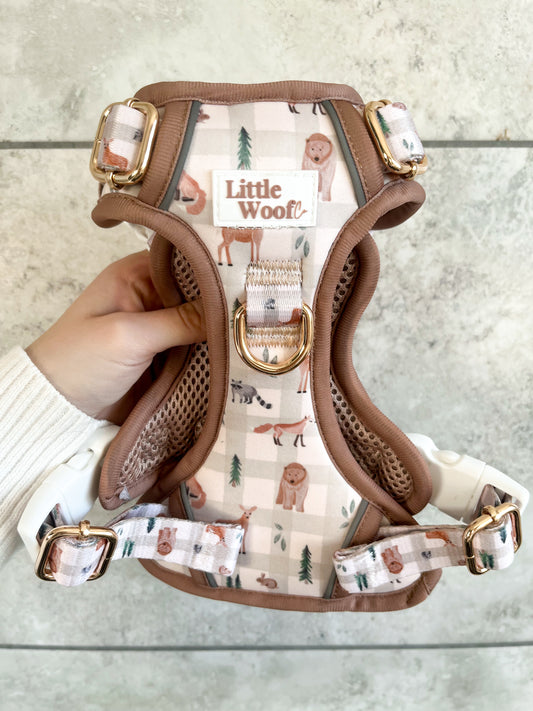 SECONDS - Woodland Walkies 3 click edition harness