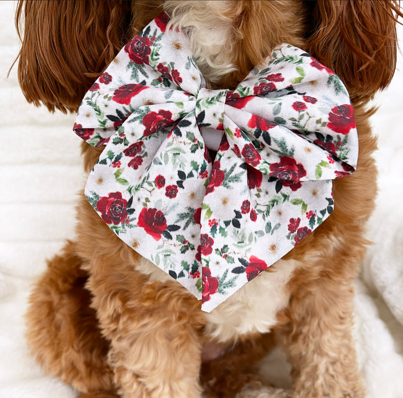 Noelle floral sailor bow
