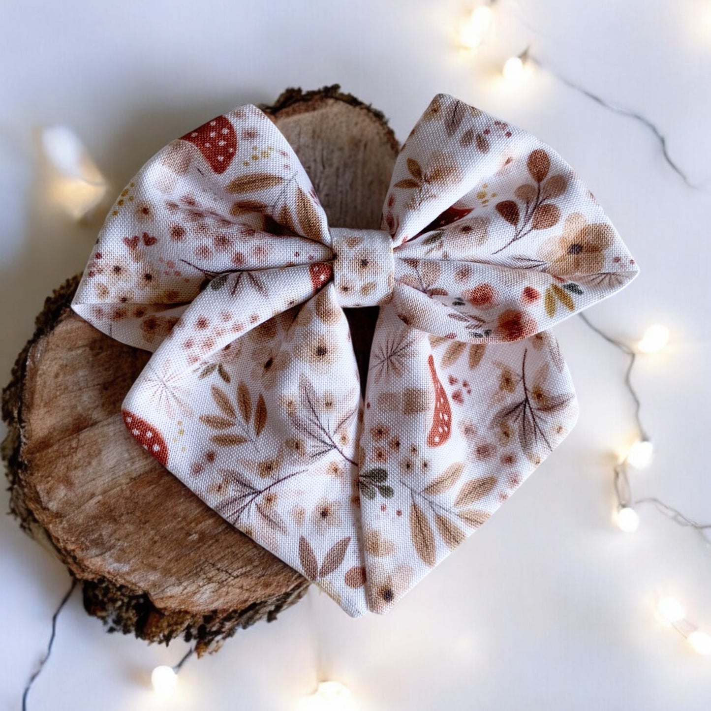 Mushroom meadow sailor bow