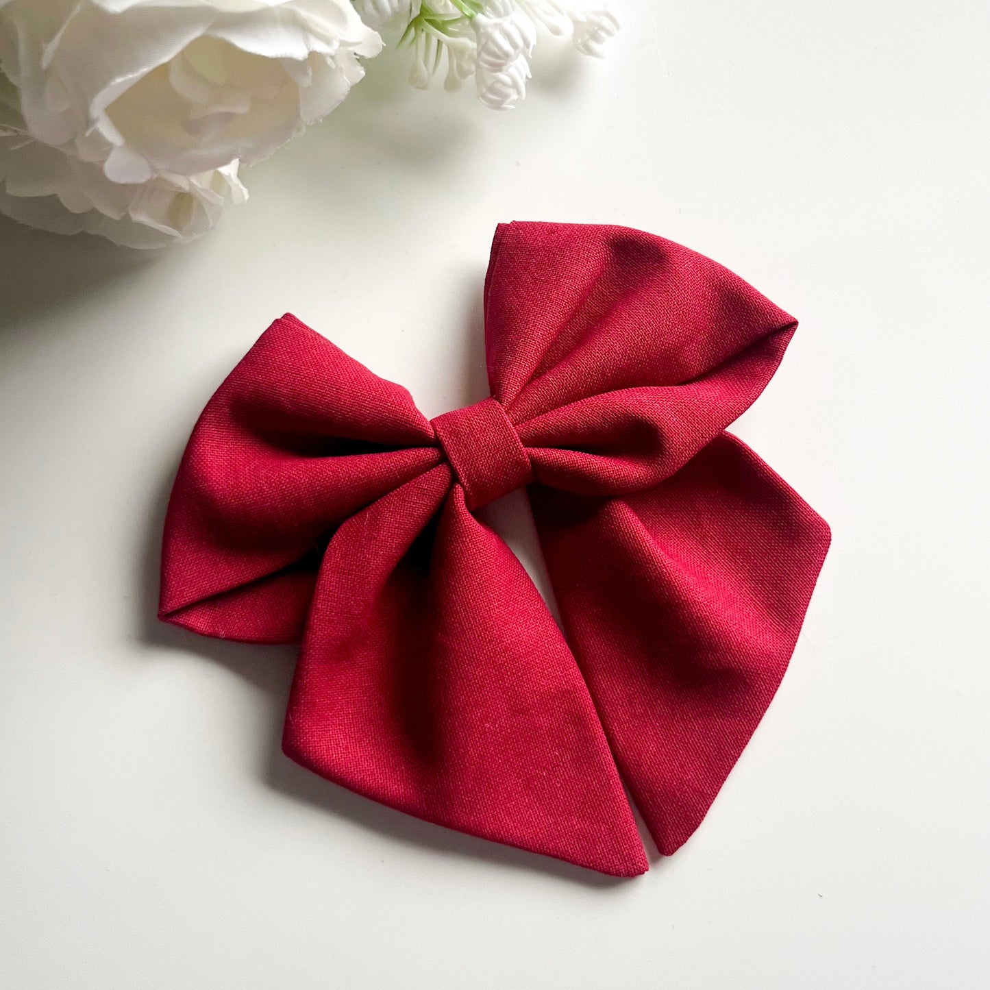 Ruby Red sailor bow