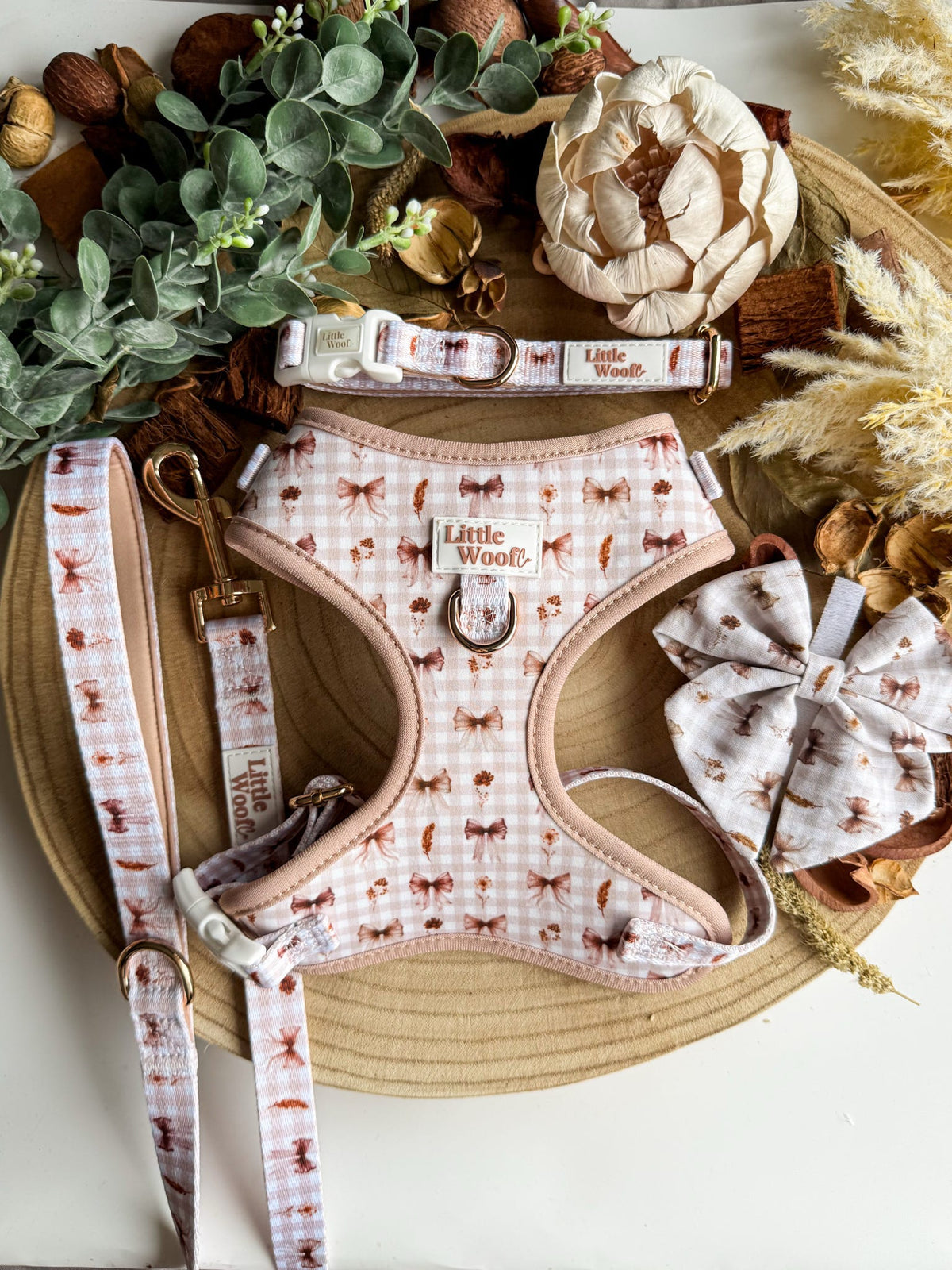 Bows & Bramble - Adjustable dog harness