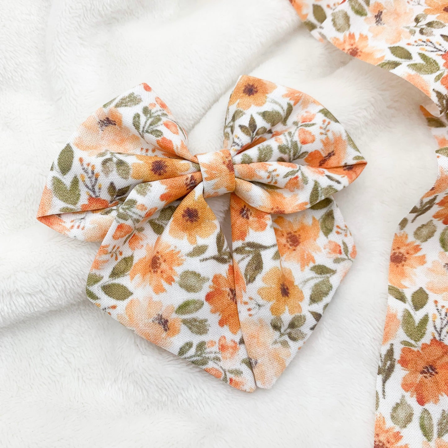Fall Florals Sailor bow
