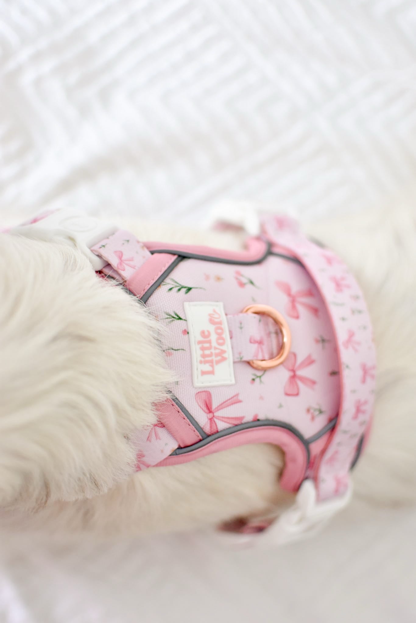 Bows & Bouquets 3-click dog harness