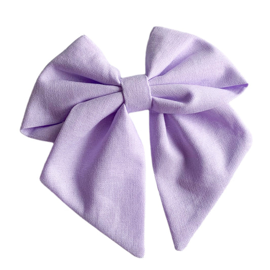 Lila sailor bow