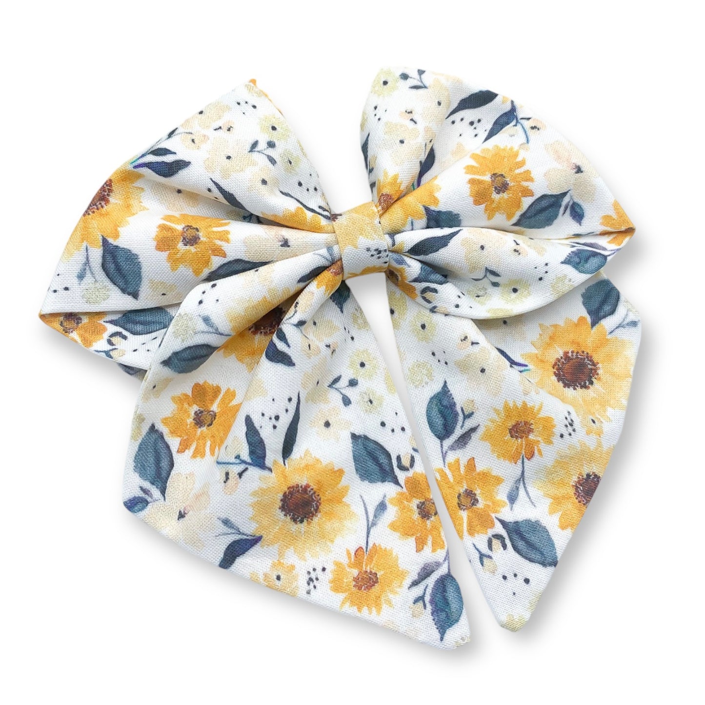 Sunflower Spring Sailor Bow