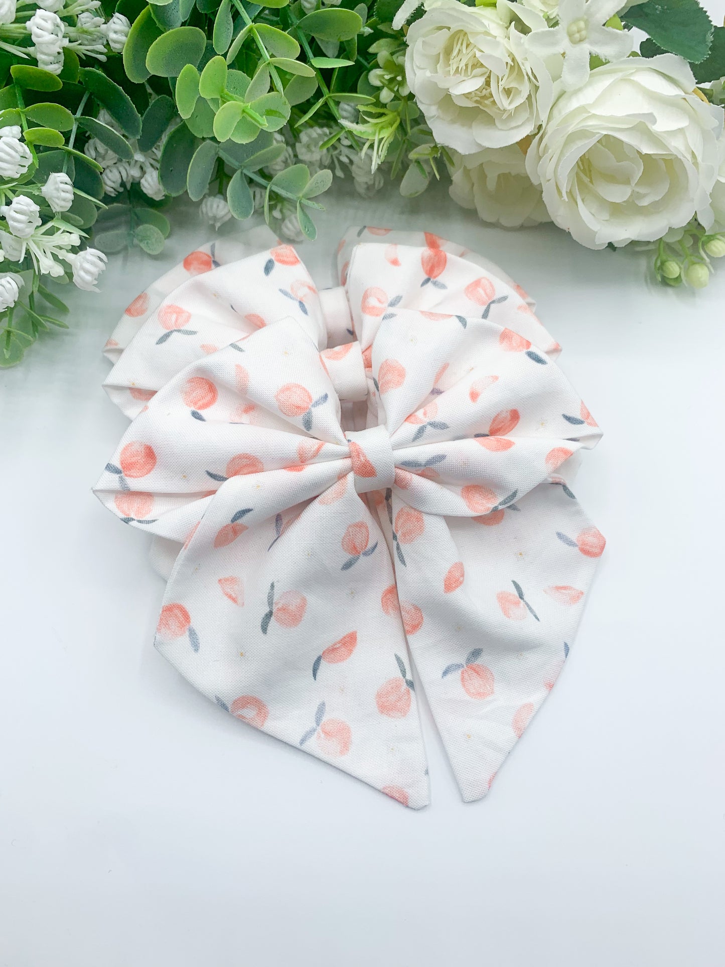 Peaches Spring Sailor Bow